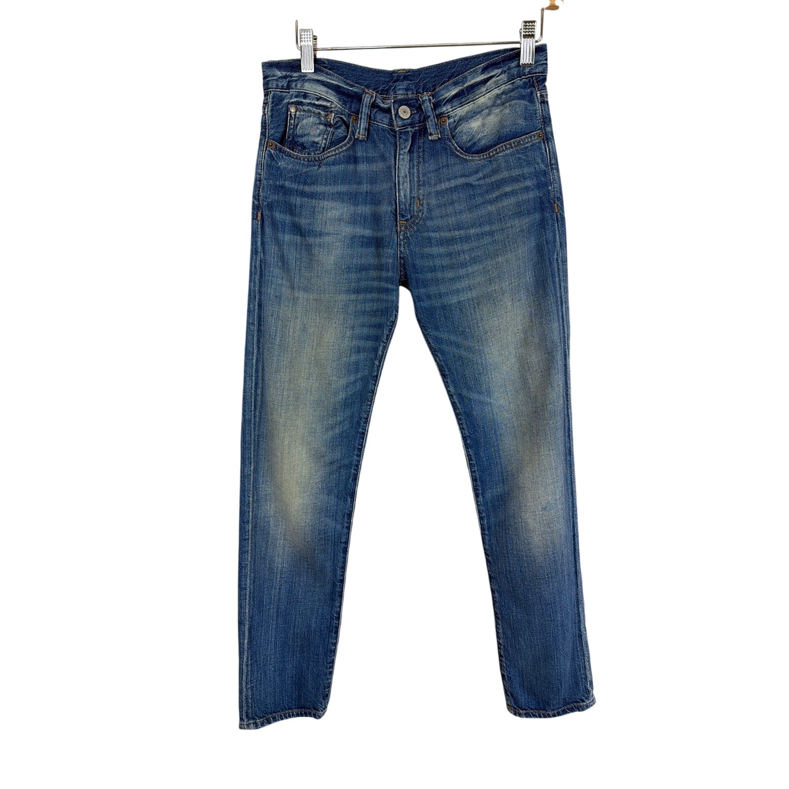 Denim & Supply Ralph Lauren Blue Distressed Boyfriend Cotton Denim Jeans 24